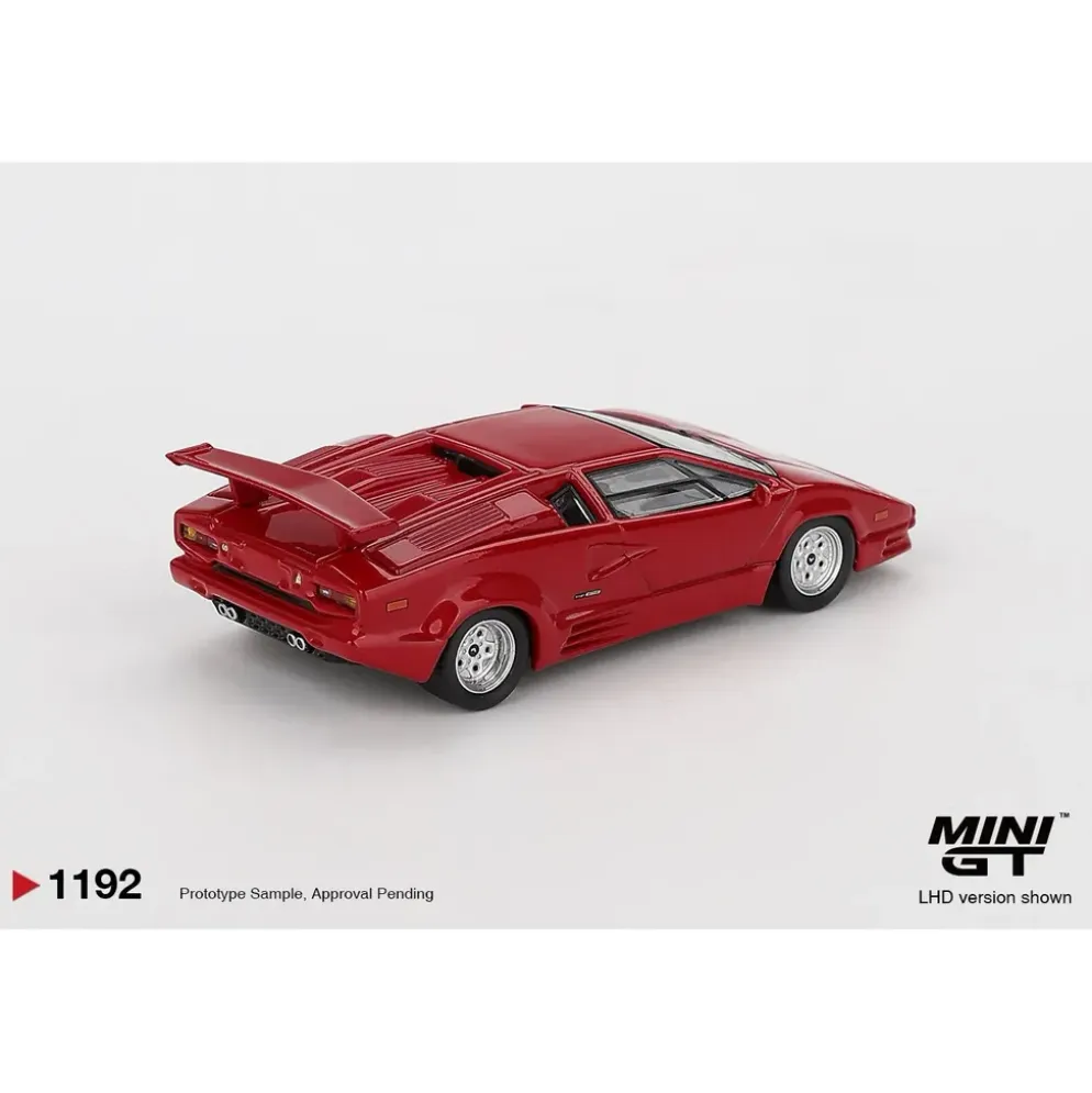 Lamborghini Countach 25th Anniversary Red - Röd - 1192 - Mini GT - 1:64