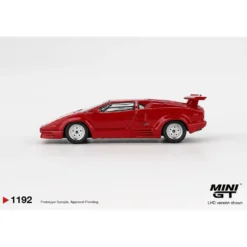 Lamborghini Countach 25th Anniversary Red - Blister - 1192 - Mini GT - 1:64