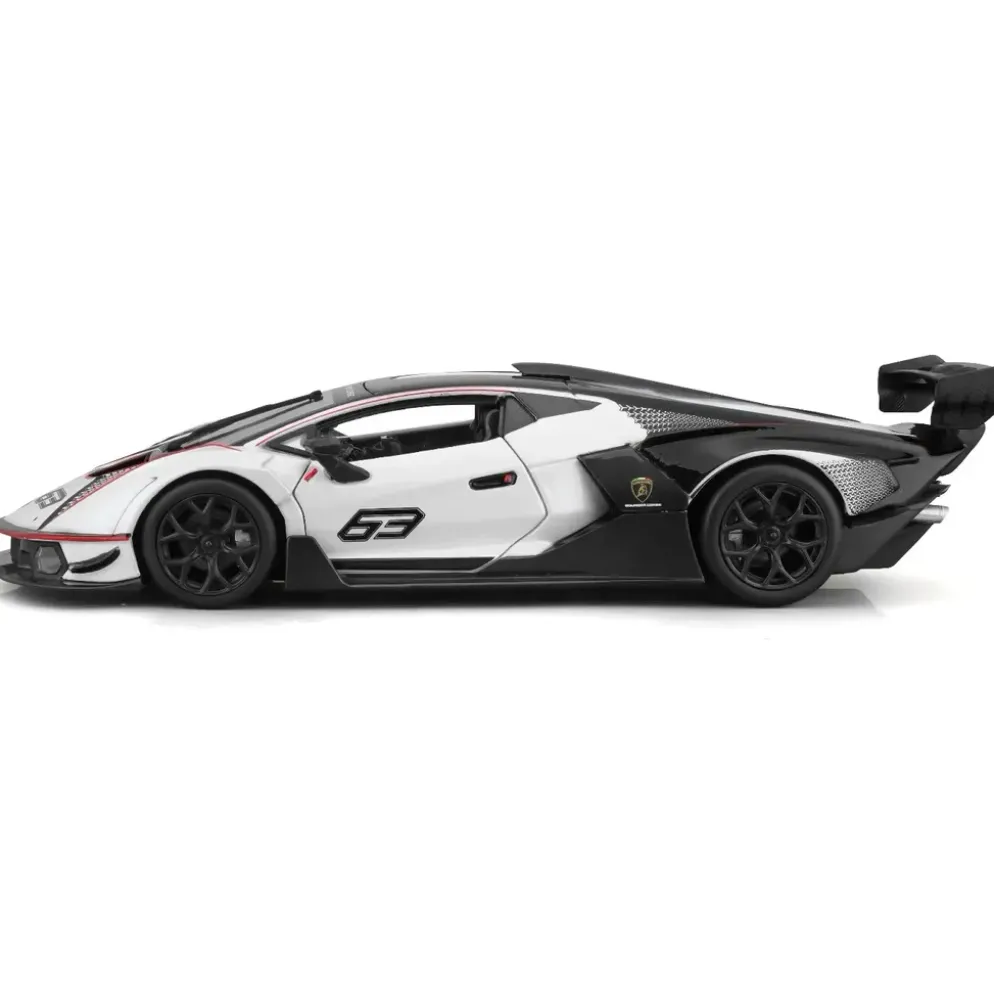Lamborghini Essenza SCV12 - Vit / Svart - Bburago - 1:24