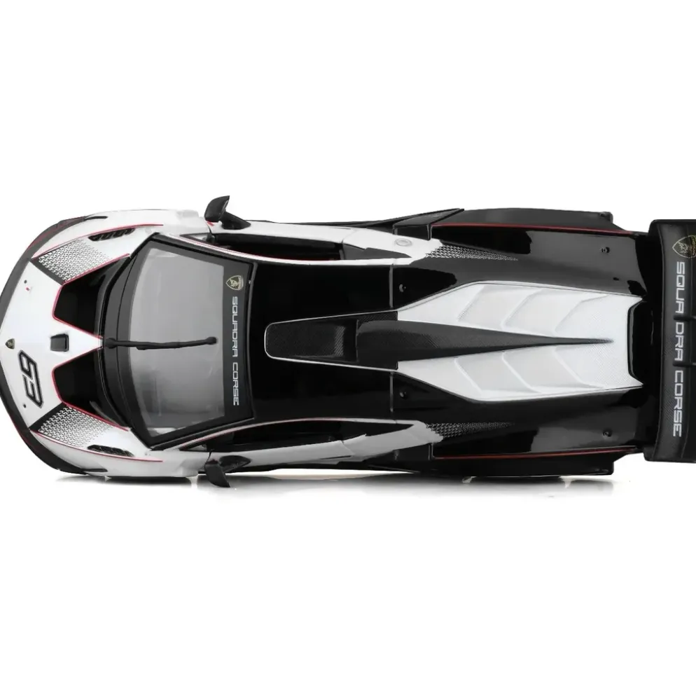 Lamborghini Essenza SCV12 - Vit / Svart - Bburago - 1:24