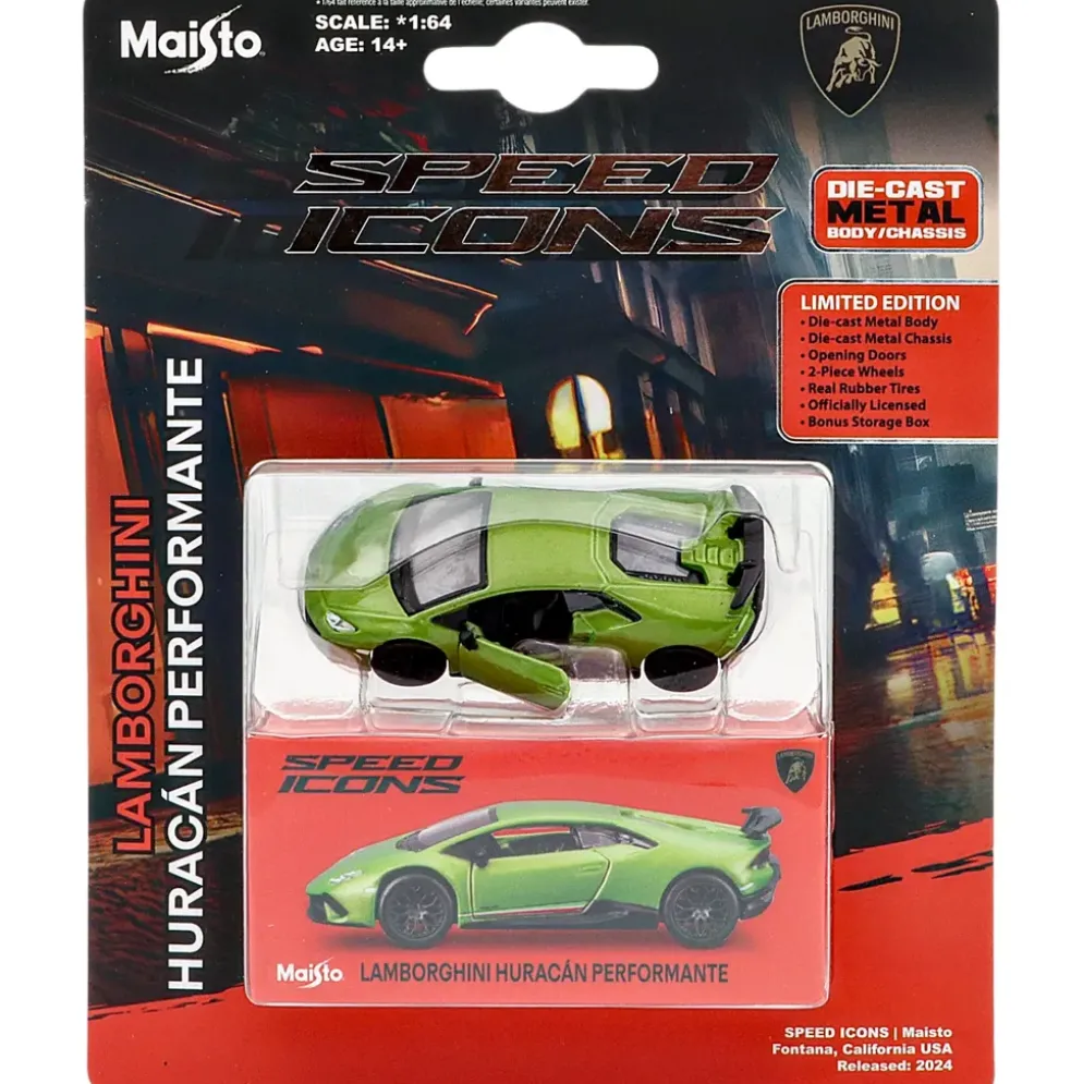Lamborghini Huracán Performante - Grön - Speed Icons - Maisto - 1:64