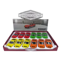 1971 Lamborghini Miura P400 SV - Kinsmart - 1:34 - Gul