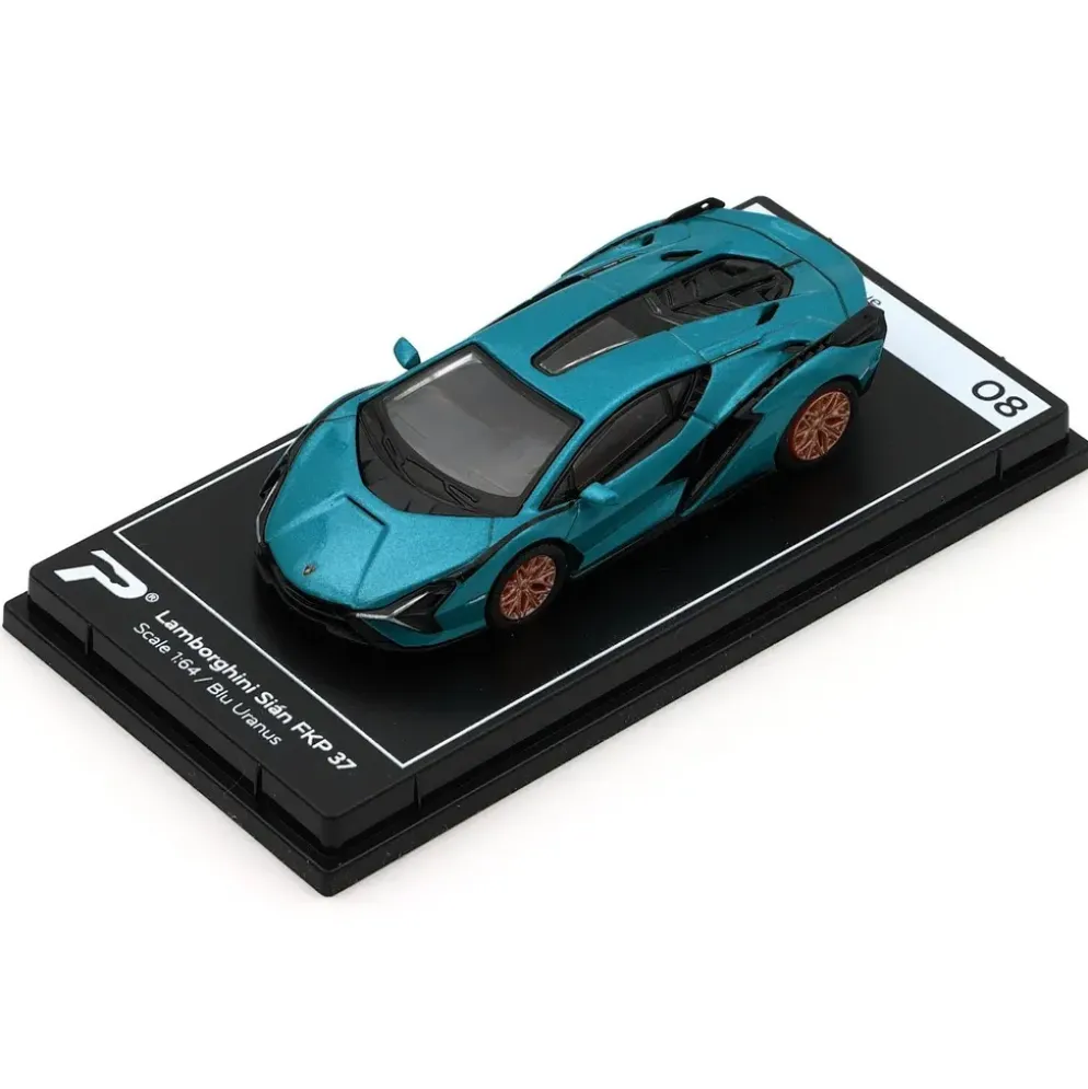Lamborghini Sián FKP 37 - Blå - PosterCars - 1:64