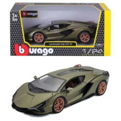 Lamborghini Sián FKP 37 - 2019 - Grön - Bburago - 1:24
