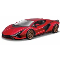 Lamborghini Sián FKP 37 - 2019 - Röd - Bburago - 1:24