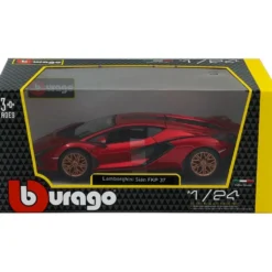 Lamborghini Sián FKP 37 - 2019 - Röd - Bburago - 1:24
