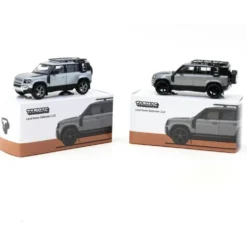 Land Rover Defender 110 - Gråmetallic - Tarmac Works - 1:64