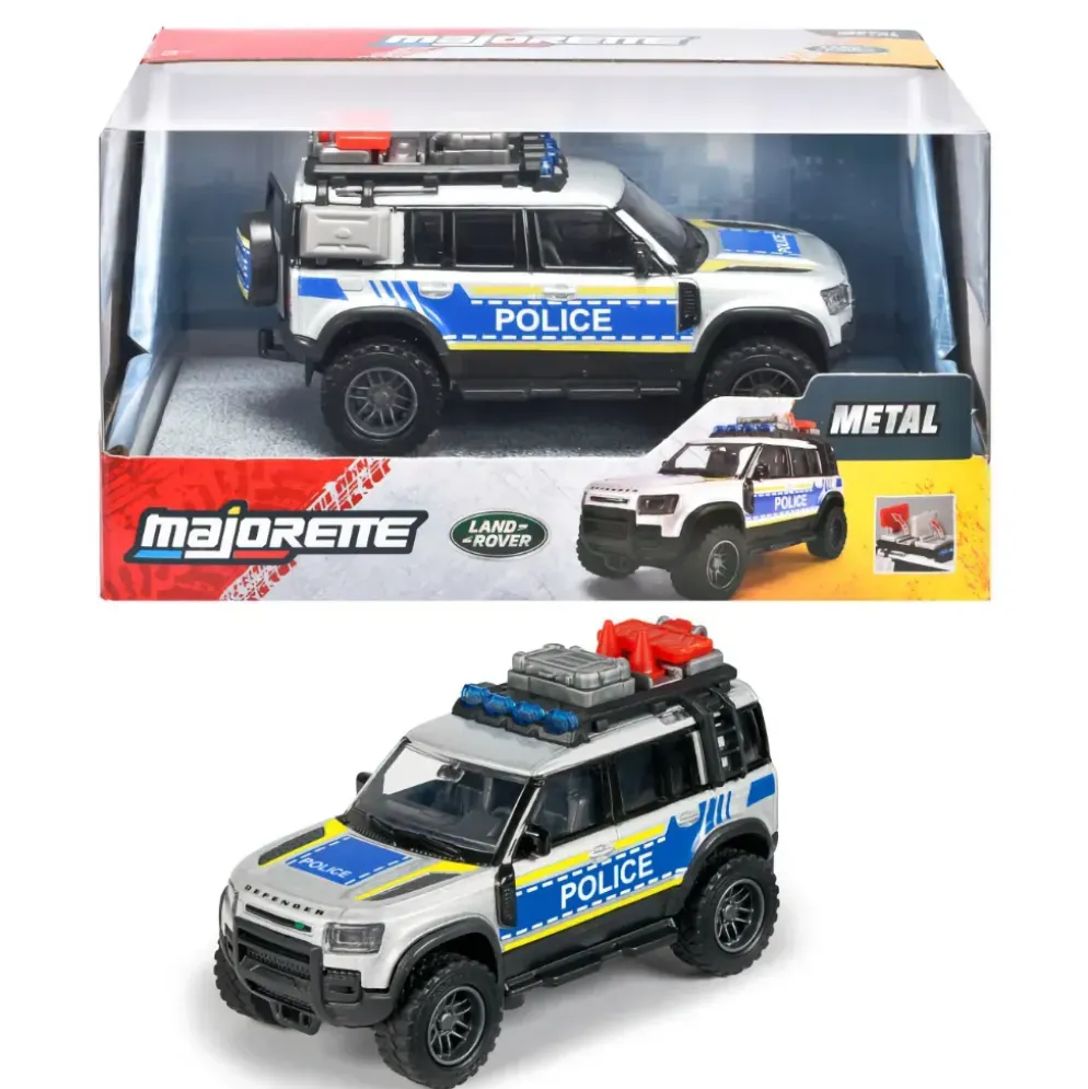 Land Rover Defender 90 Police - Majorette Grand Series