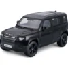 2022 Land Rover Defender 110 - Svart - Bburago - 1:24