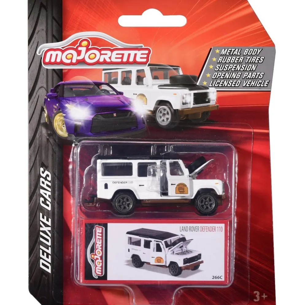 Land Rover Defender 110 - Vit - Deluxe Cars - Majorette