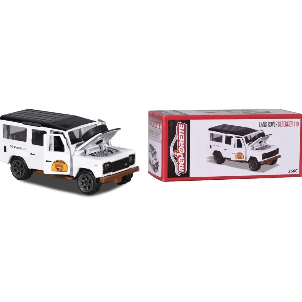 Land Rover Defender 110 - Vit - Deluxe Cars - Majorette