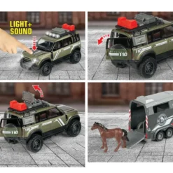 Land Rover Horse Carrier - Majorette Grand Series