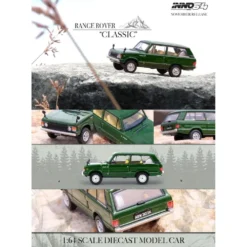 Land Rover - Range Rover "Classic" - Grön - Inno64 - 1:64