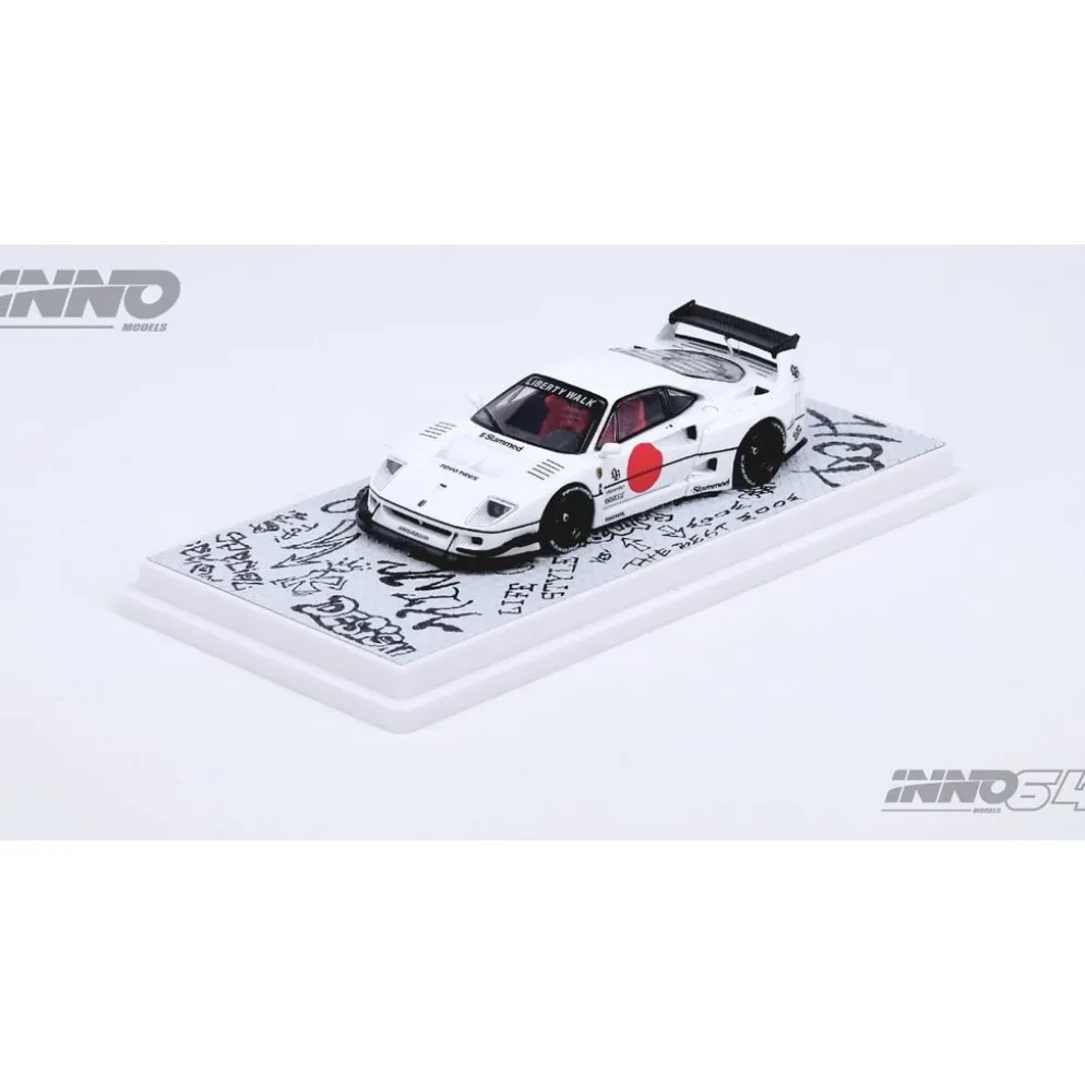 LBWK (F40) Tokyo Auto Salon 2023 - Ferrari - Vit - Inno64