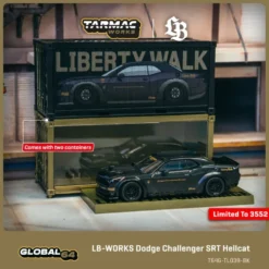 LB-Works Dodge Challenger SRT Hellcat - Tarmac Works - 1:64