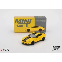 LB-WORKS Ford Mustang Triple Yellow - Gul - 1077 - Mini GT - 1:64