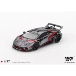 LB&WORKS Lamborghini Huracán GT RONIN - Grå - 1177 - Mini GT - 1:64