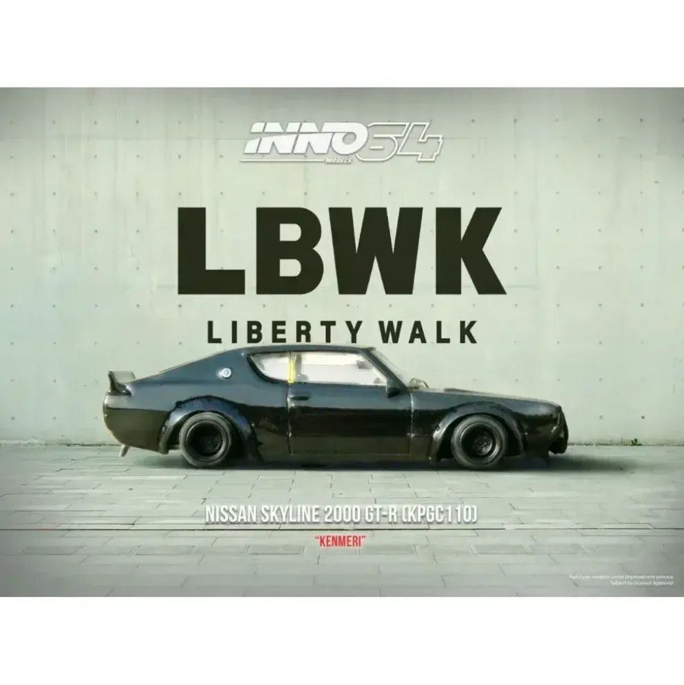 LB Works Nissan Skyline 2000 GT-R (KPGC110) - Inno64 - 1:64