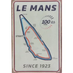 Le Mans - 100 år - Since 1923 - Plåtskylt - 20x30 cm