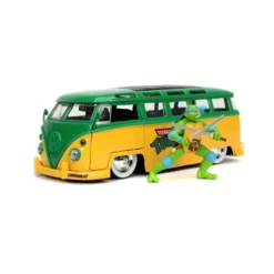 Leonardo & 1962 Volkswagen Bus - Turtles - Jada Toys - 1:24