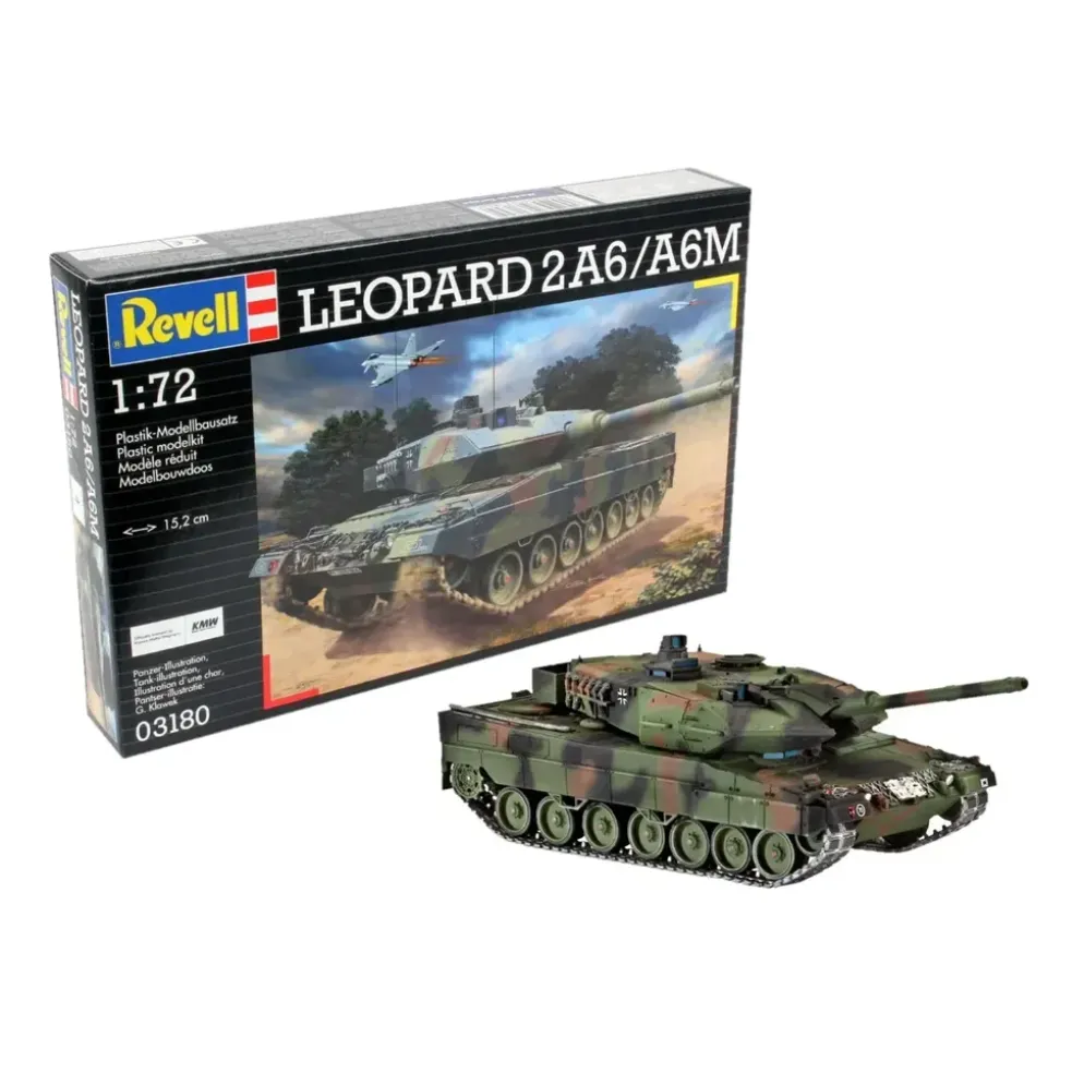 Leopard 2 A6/A6M - Byggmodell - 03180 - Revell - 1:72