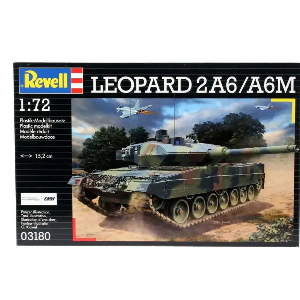 Leopard 2 A6/A6M - Byggmodell - 03180 - Revell - 1:72