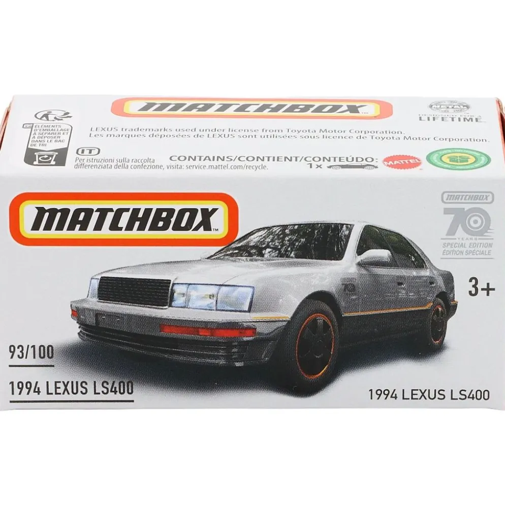 1994 Lexus LS400 - Silver - Power Grab - Matchbox