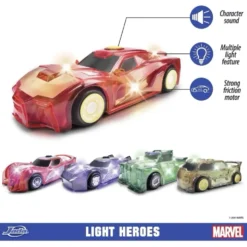 Light Hero Iron Man - Ljud och Ljus - Jada - 15 cm