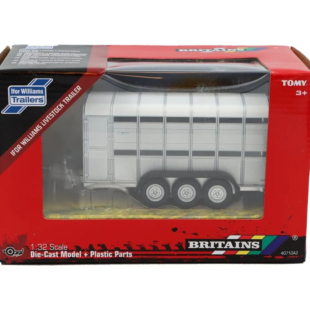 Livestock Trailer - Djurtransport - Britains - 1:32