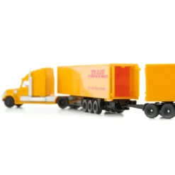 Långtradare DHL - Dragbil med 2 trailers - Siku - 1:87