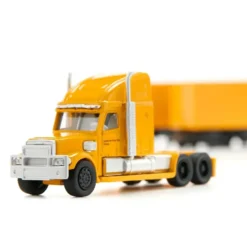 Långtradare DHL - Dragbil med 2 trailers - Siku - 1:87