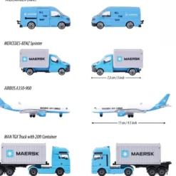 MAERSK - 4-pack Giftpack - Logistic - Majorette