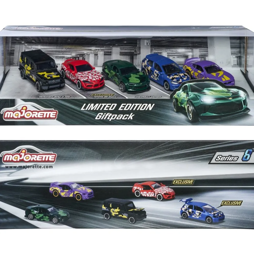 Majorette Limited Edition Giftpack - Series 8 - 5 bilar