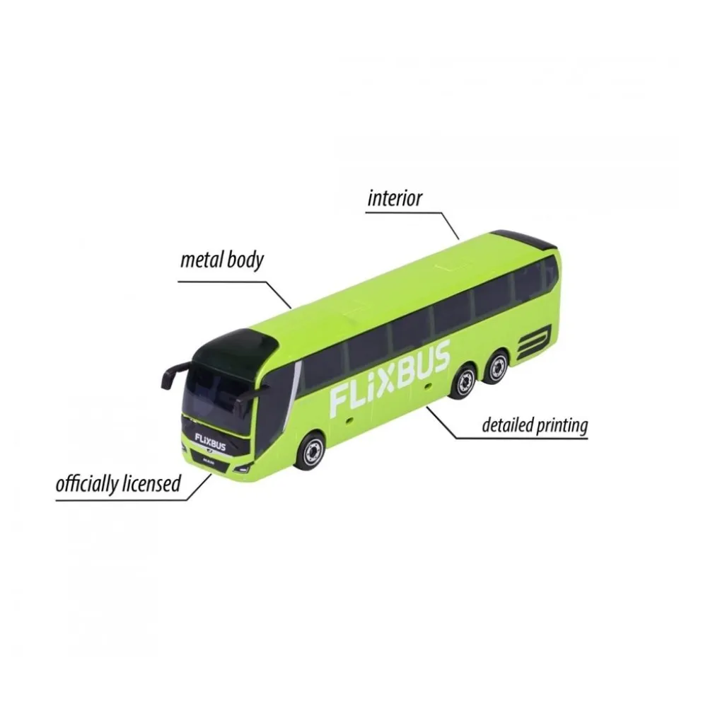 MAN City Lion's Coach L - FlixBus - Grön - Buss - Majorette