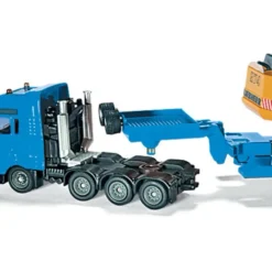 MAN Dragbil + Trailer med Liebherr Grävmaskin - 1847 - Siku