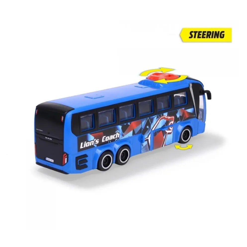 MAN Lion's Coach Buss - Blå - Dickie Toys - 25 cm