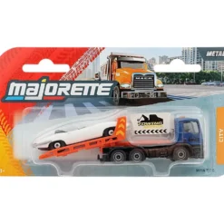 MAN TGS bärgningsbil med Jaguar E-Type Roadster - City Trailer - Majorette