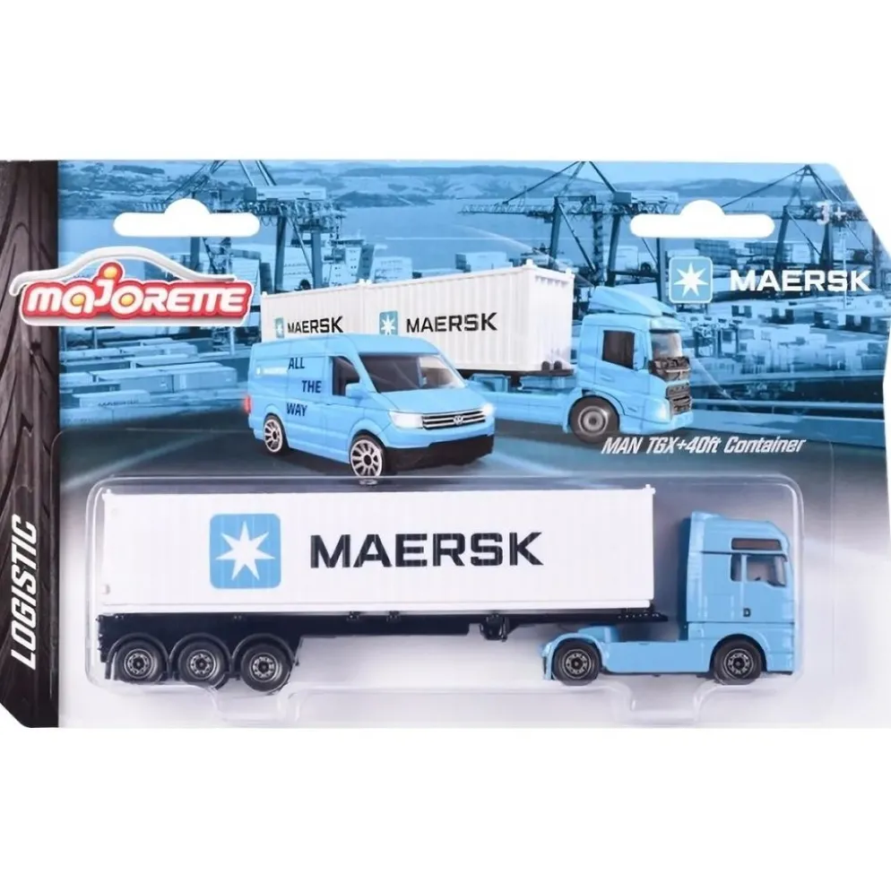 MAN TGX + 40 ft Container - MAERSK - Logistic - Majorette