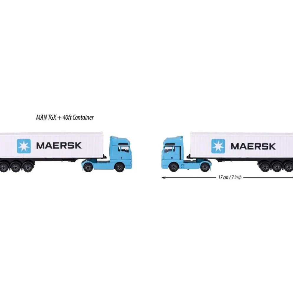 MAN TGX + 40 ft Container - MAERSK - Logistic - Majorette