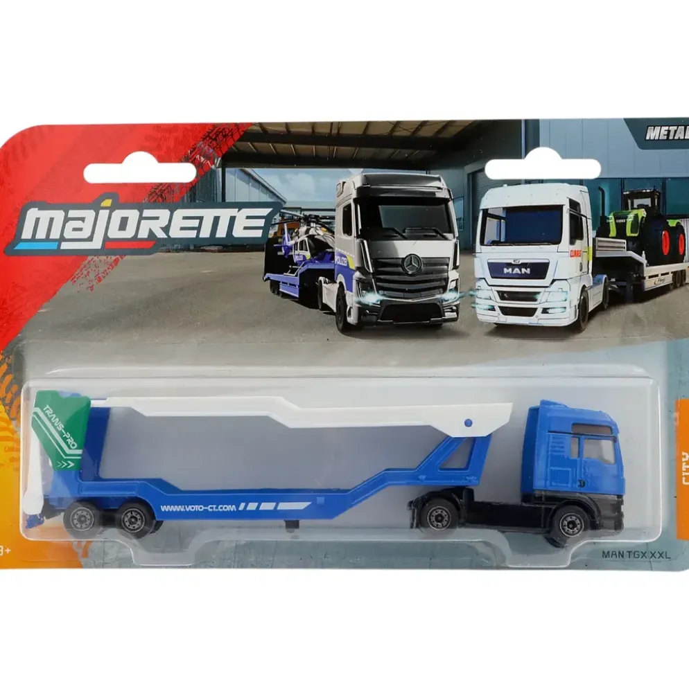 MAN TGX XXL - dragbil + biltrailer - Transporter - Majorette