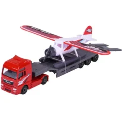 MAN TGX XXL + trailer med flygplan - Transporter - Majorette