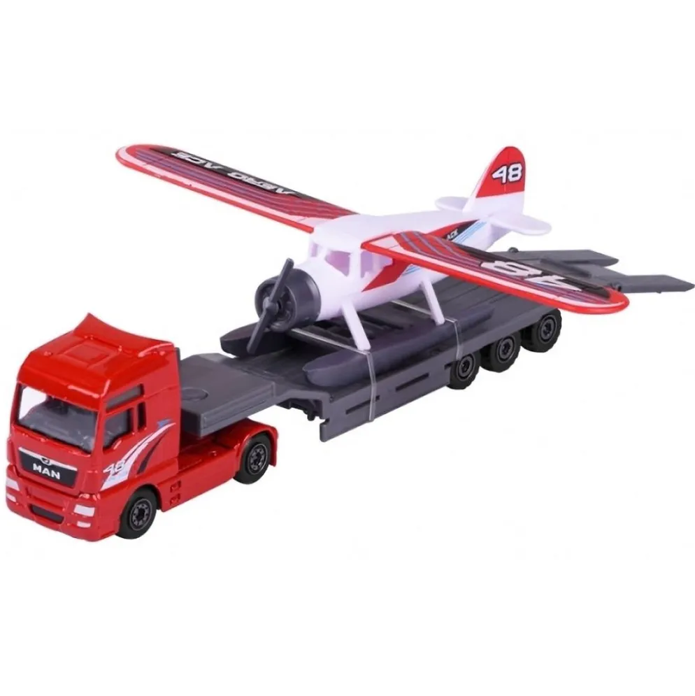 MAN TGX XXL + trailer med flygplan - Transporter - Majorette