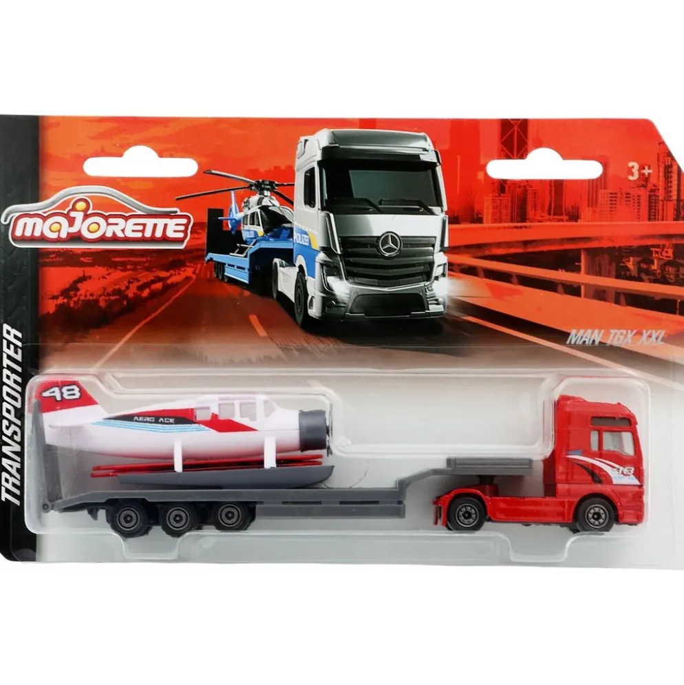 MAN TGX XXL + trailer med flygplan - Transporter - Majorette