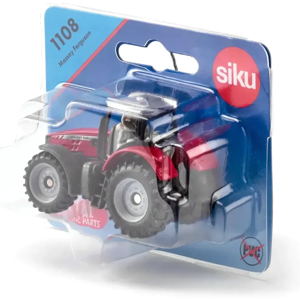 Massey Ferguson - Röd traktor - 1108 - Siku - 6 cm