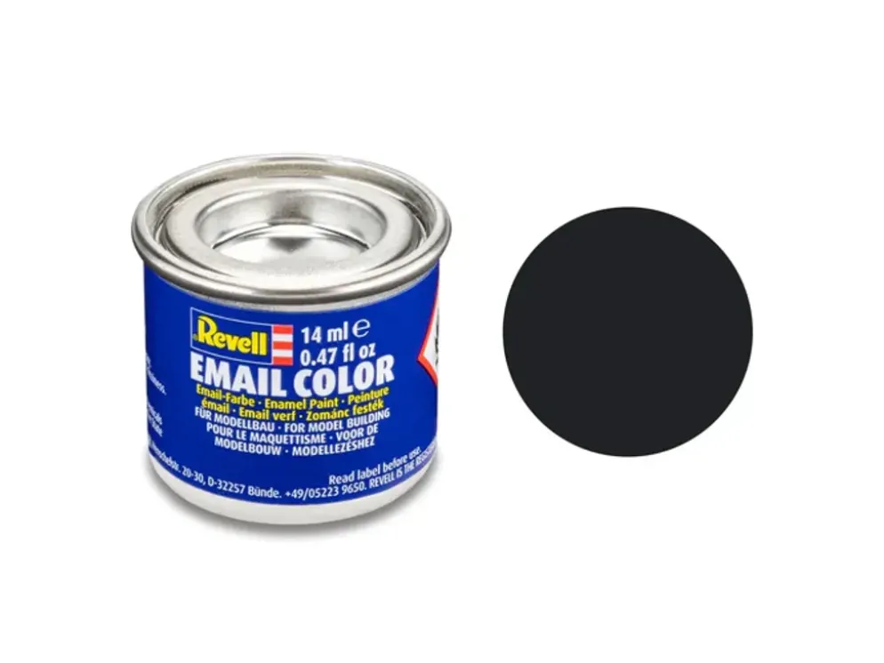 Matt "Black" - 8 - RAL 9011 - Emaljfärg - Revell