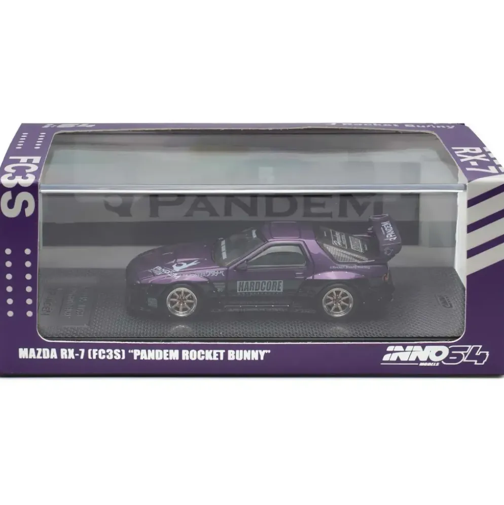 Mazda RX-7 (FC3S) "Pandem Rocket Bunny" - Lila - Inno Models - 1:64