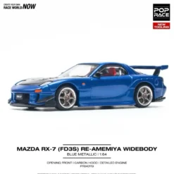 Mazda RX-7 (FD3S) RE-Amemiya Widebody Blå - Pop Race - 1:64