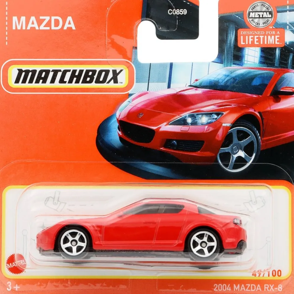 2004 Mazda RX-8 - Röd - Matchbox
