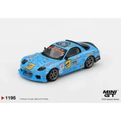 Mazda RX-7 RE-Amemiya 2025 D1GP - Blå - 1195 - Mini GT - 1:64