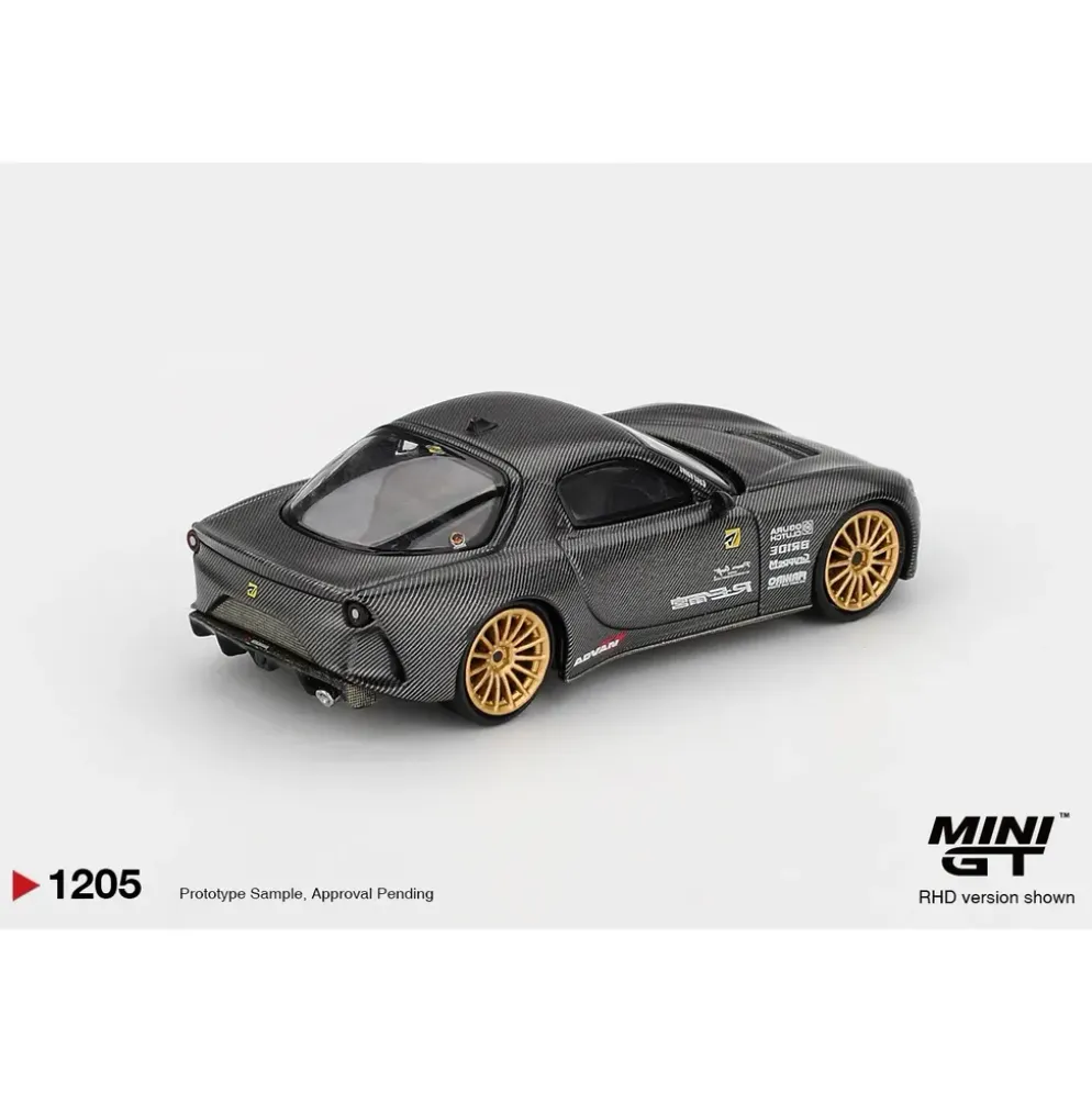 Mazda RX-7 RE-Amemiya Matsukiyo KOKU 3 Rotor NA-7 - Grå - 1205 - Mini GT - 1:64